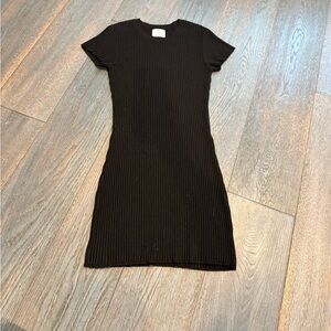 Black Ribbed Dress from Anine Bing